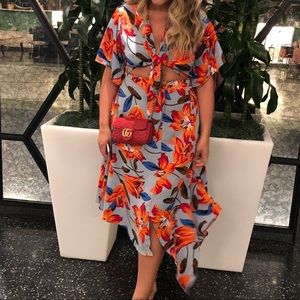 Skirt and crop top set